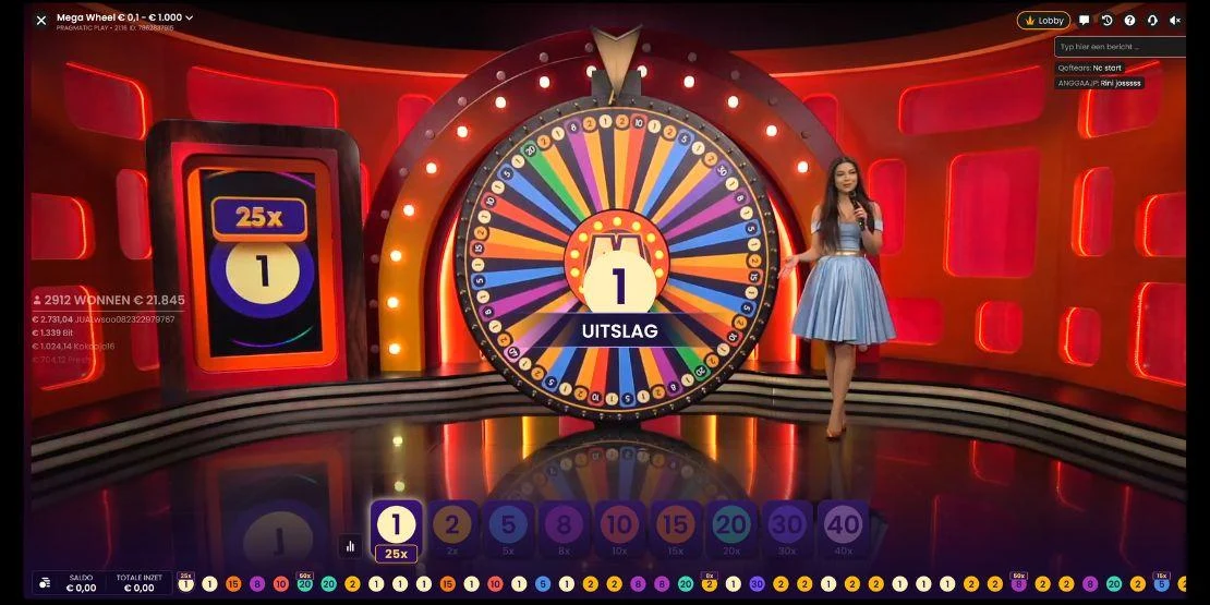 Jogar no slot online Mega Wheel no Brasil | PlayFortuna