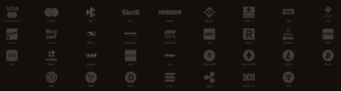 M&eacute;todos de pagamento no PlayFortuna